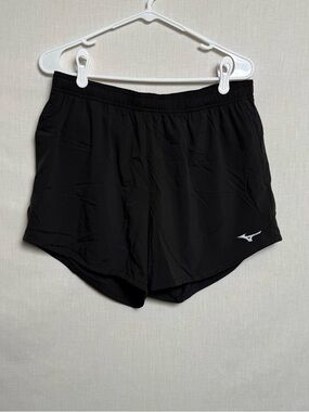 Mizuno Performance Black Athletic Shorts Women’s Large Running Gym
